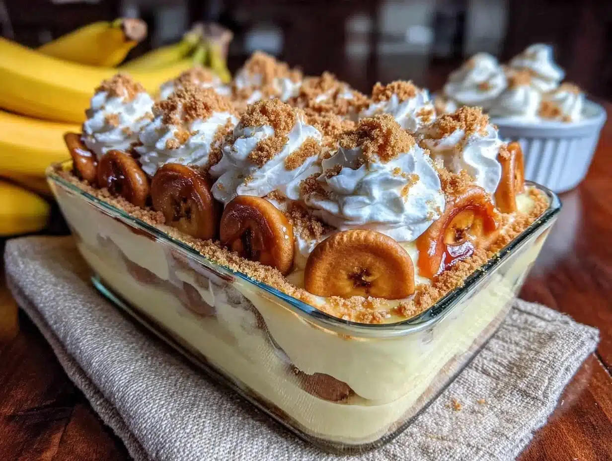 Classic Southern Banana Pudding: Comforting Layers of Creamy Custard and Bananas