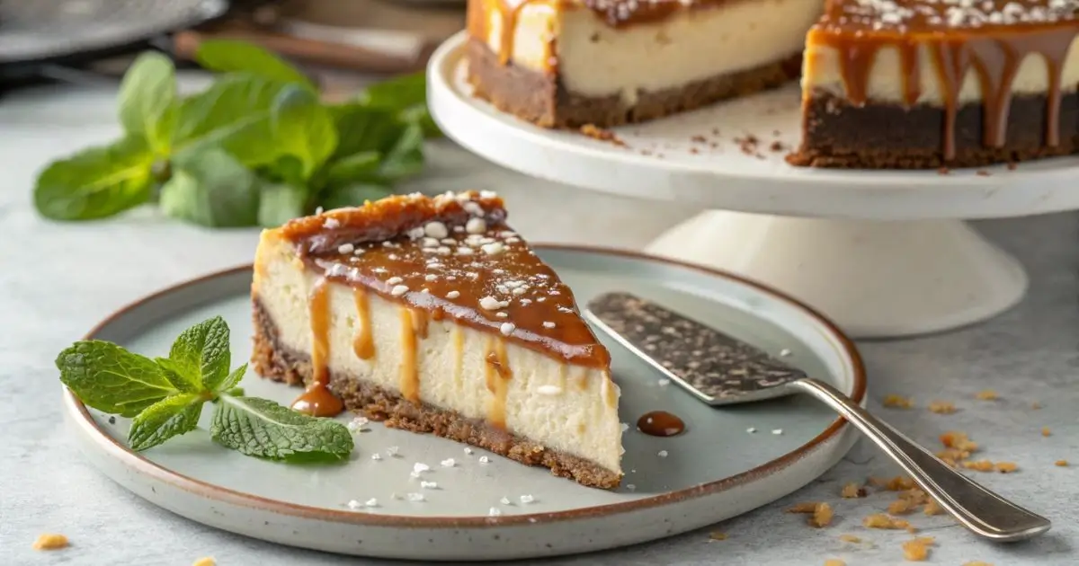 Easy Salted Caramel Cheesecake: Creamy Layers with Buttery Graham Crust