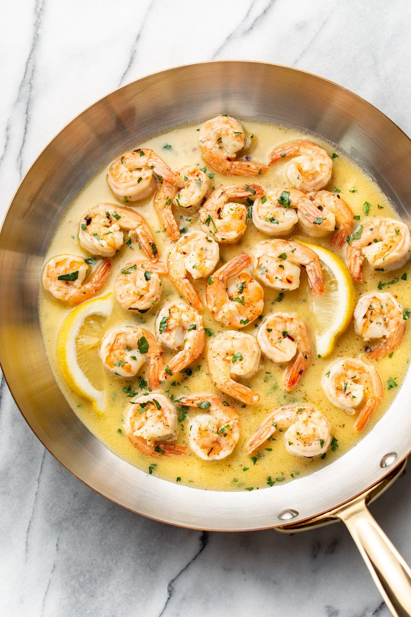 Quick Shrimp Scampi with Bright Lemon, Garlic, and White Wine