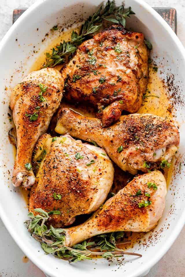 Oven-Baked Chicken With Smoky Paprika and Golden Crispy Skin