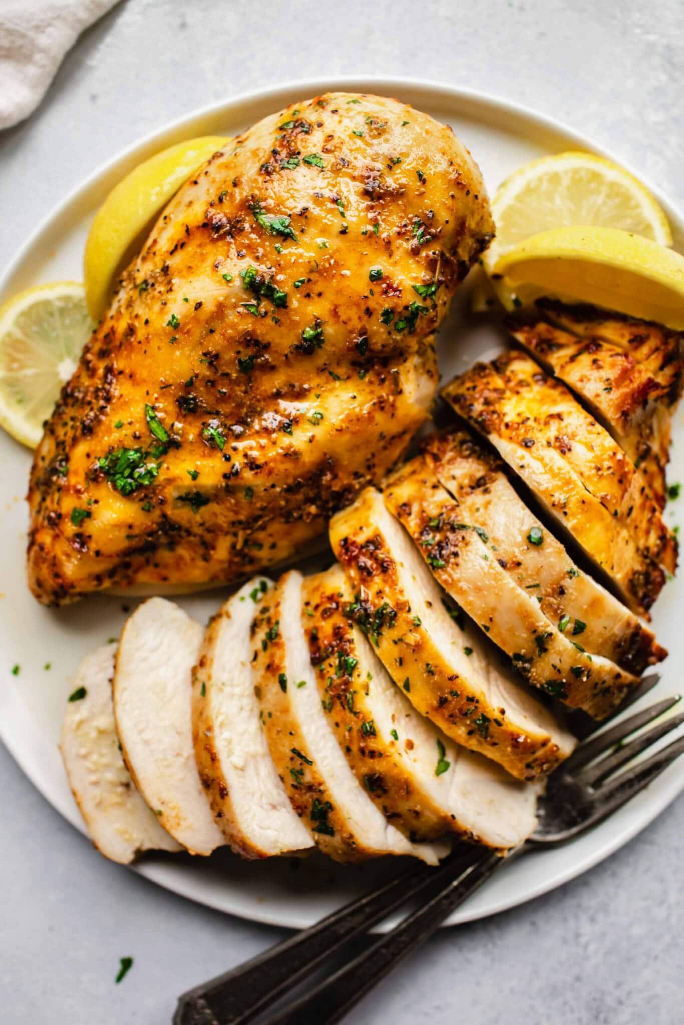 Air Fryer Chicken Breast with Herb and Paprika Seasoning
