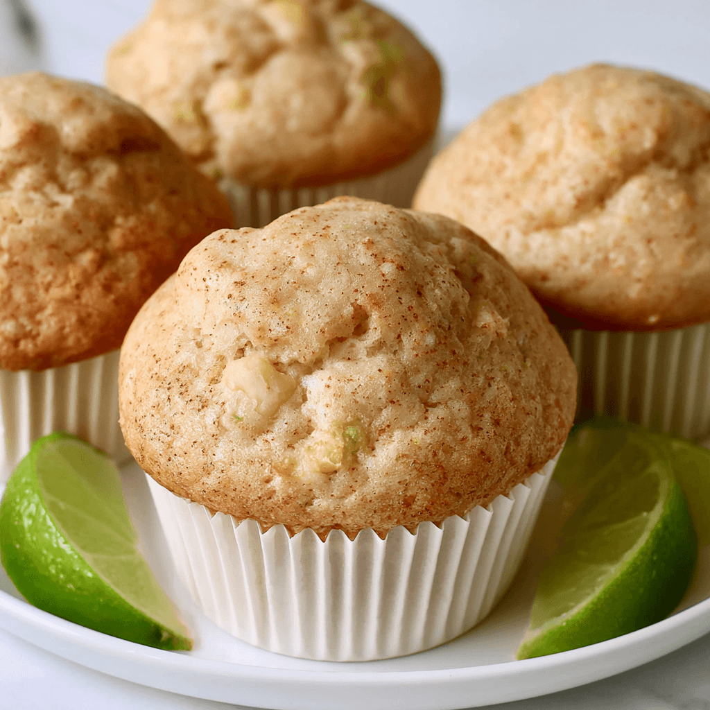 Cinnamon Granny Smith Apple Muffins with Tender Shredded Apple Crumb