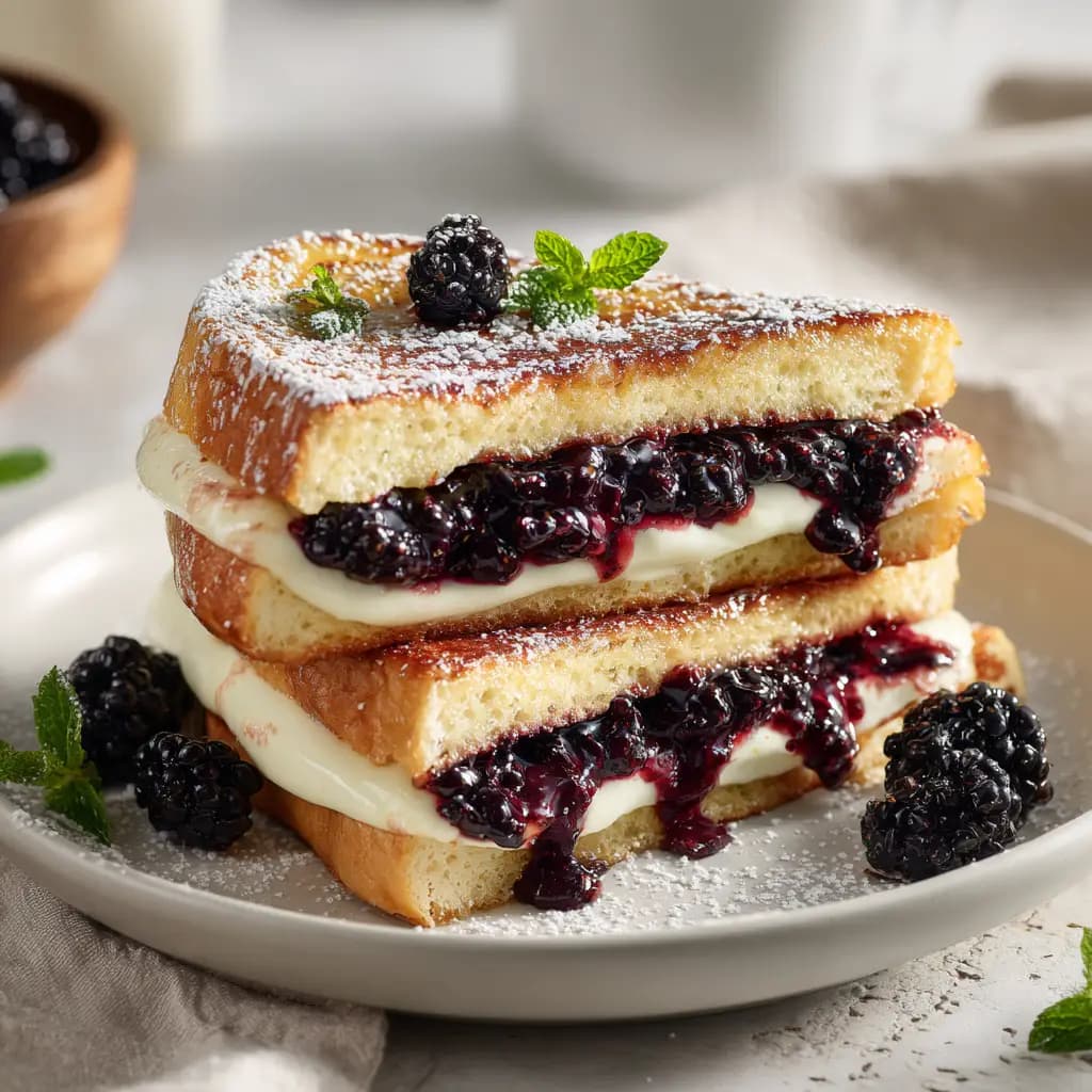 Stuffed French Toast with Cream Cheese Filling
