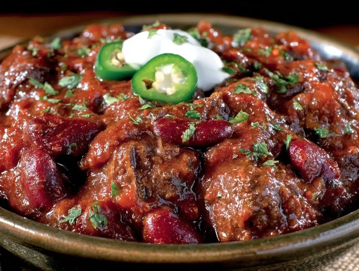 Smoky Ground Beef Chili with Kidney Beans: Easy Weeknight Comfort Food