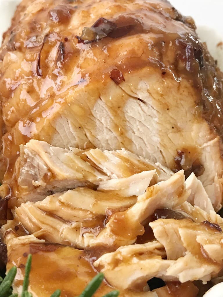 Crock Pot Cranberry Turkey Breast with Orange Cranberry Gravy